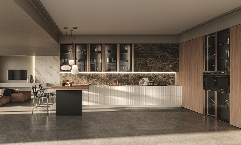 Aster Cucine | Modern kitchen cabinets | Pure Glam kitchen collection